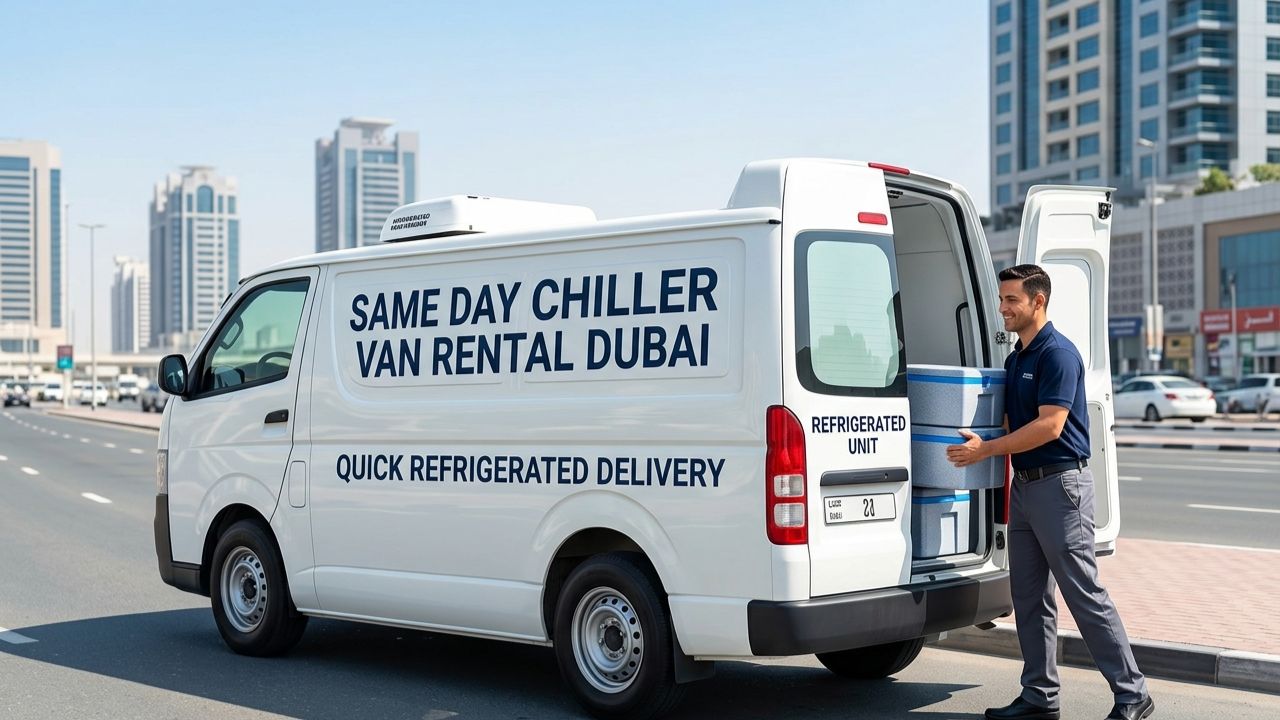 Same Day Chiller Van Rental Dubai Quick Refrigerated Delivery